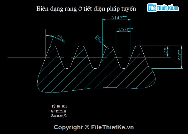 Bản vẽ,Bản vẽ autocad,dao phay lăn răng